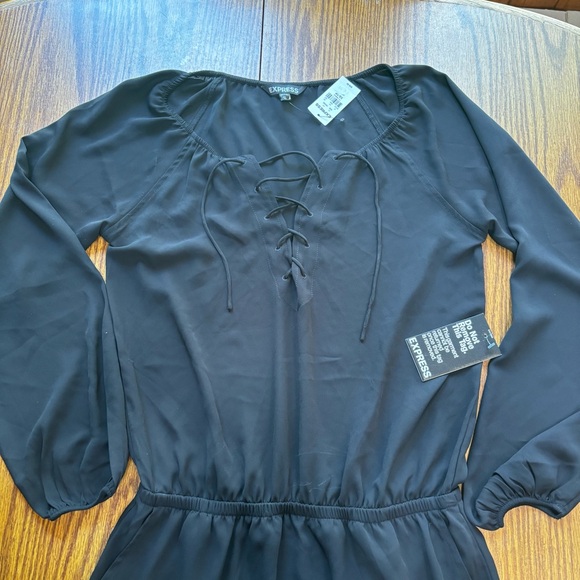 ❄️DONATING SOON! NWT Express black dress Sz XS - Picture 2 of 10